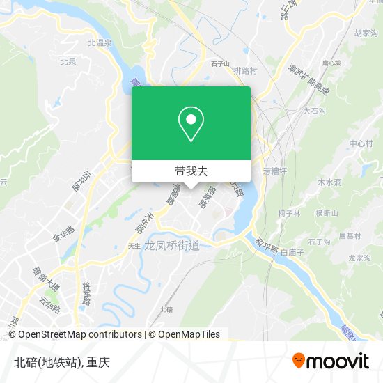 北碚(地铁站)地图