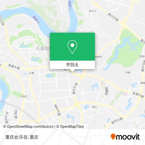 重庆欢乐谷地图