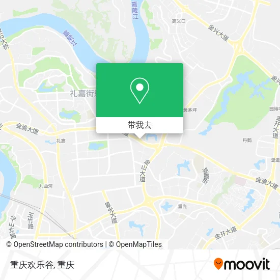 重庆欢乐谷地图