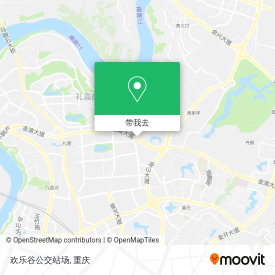欢乐谷公交站场地图