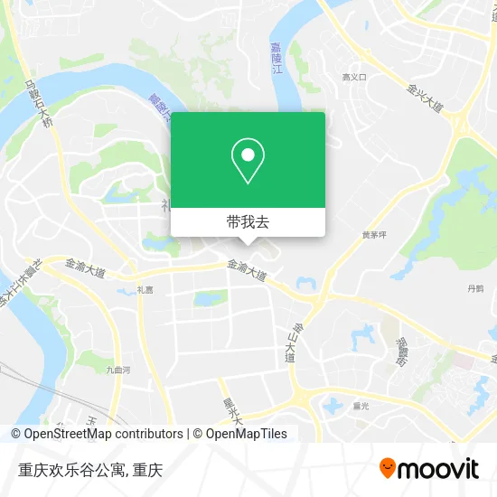 重庆欢乐谷公寓地图