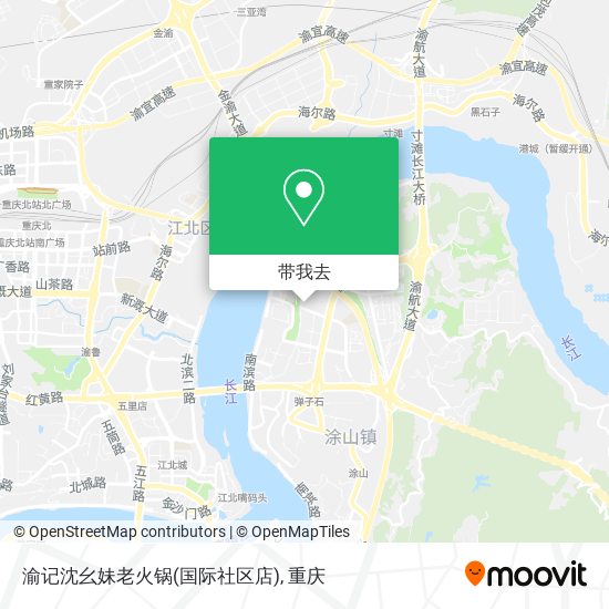渝记沈幺妹老火锅(国际社区店)地图