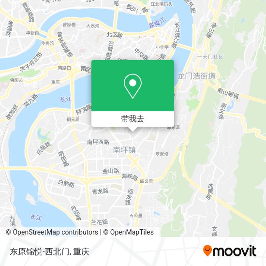 东原锦悦-西北门地图