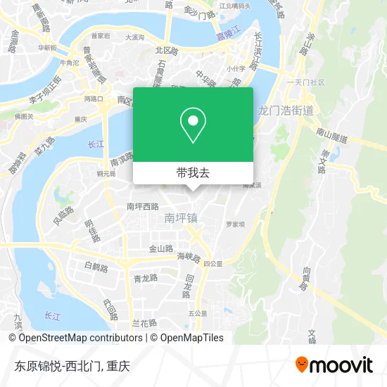 东原锦悦-西北门地图