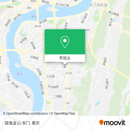 骏逸蓝山-东门地图