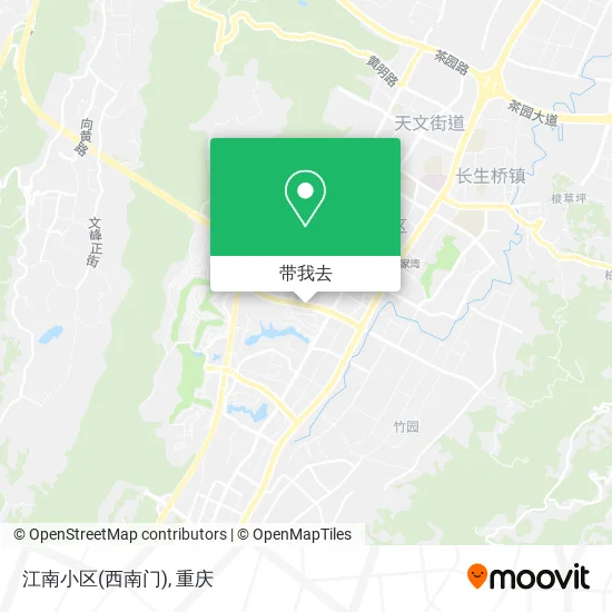 江南小区(西南门)地图
