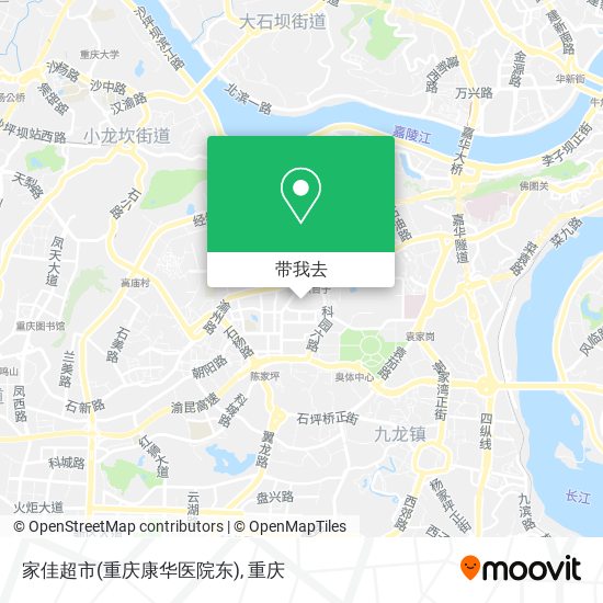 家佳超市(重庆康华医院东)地图
