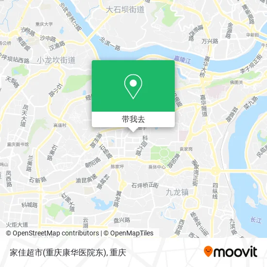 家佳超市(重庆康华医院东)地图