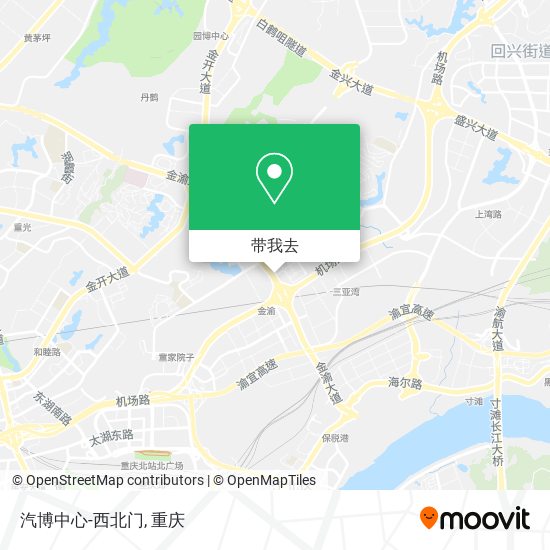汽博中心-西北门地图