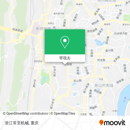 浙江常至机械地图