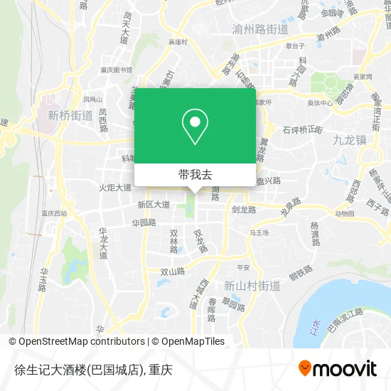 徐生记大酒楼(巴国城店)地图