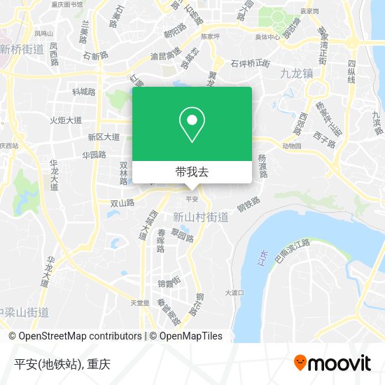 平安(地铁站)地图
