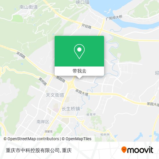 重庆市中科控股有限公司地图