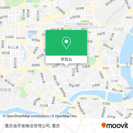 重庆渝开发物业管理公司地图