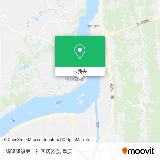 铜罐驿镇第一社区居委会地图