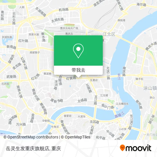 岳灵生发重庆旗舰店地图