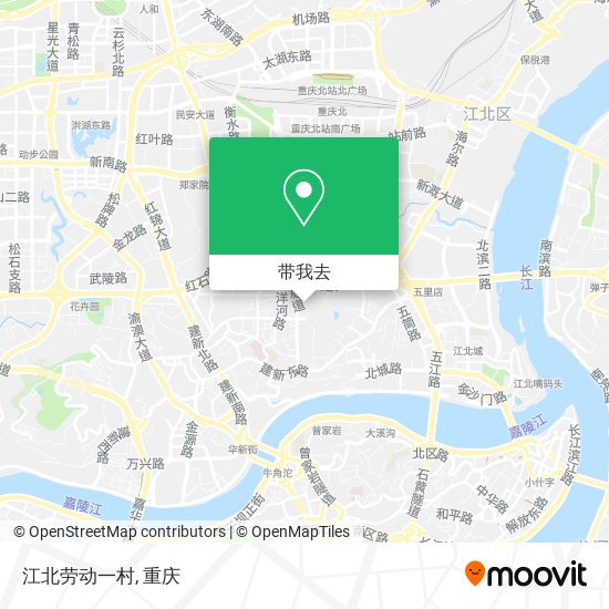 江北劳动一村地图
