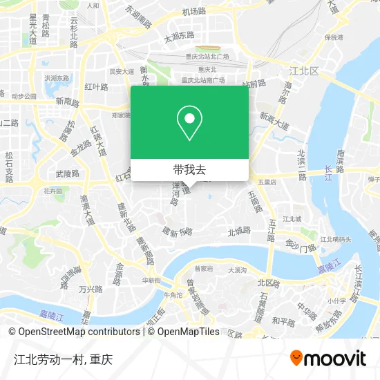江北劳动一村地图