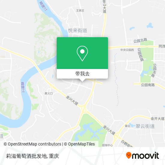 莉滋葡萄酒批发地地图