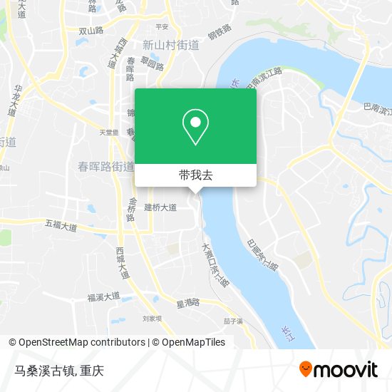 马桑溪古镇地图