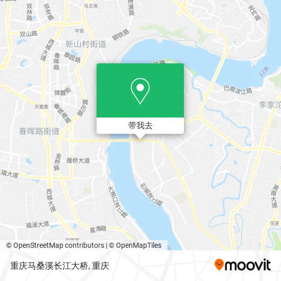 重庆马桑溪长江大桥地图