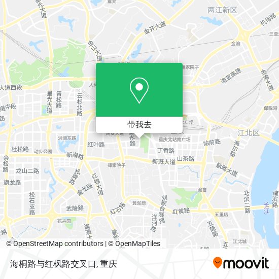 海桐路与红枫路交叉口地图