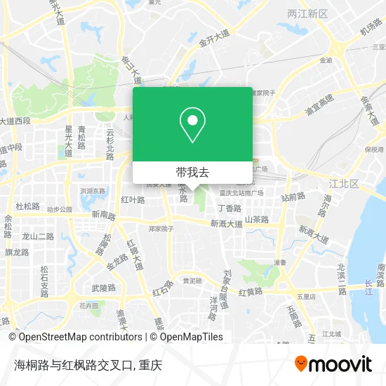 海桐路与红枫路交叉口地图