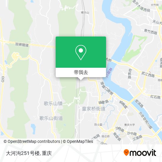 大河沟251号楼地图