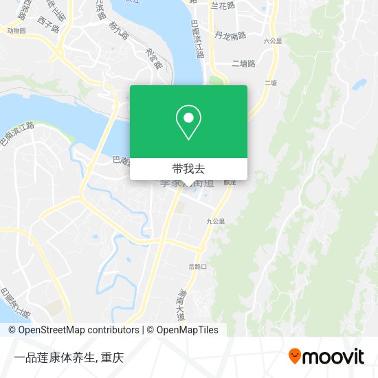 一品莲康体养生地图