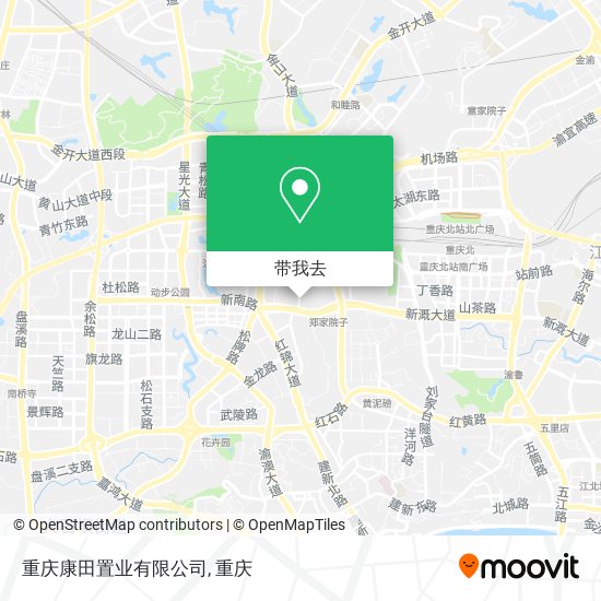 重庆康田置业有限公司地图