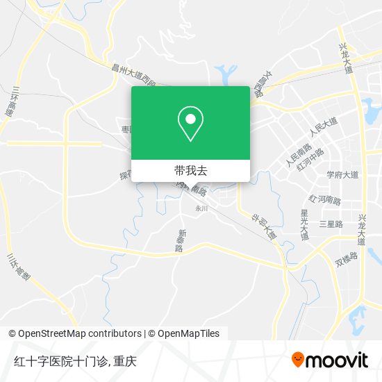 红十字医院十门诊地图