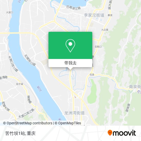 苦竹坝1站地图