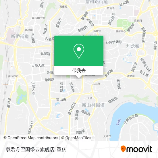 载君舟巴国绿云旗舰店地图