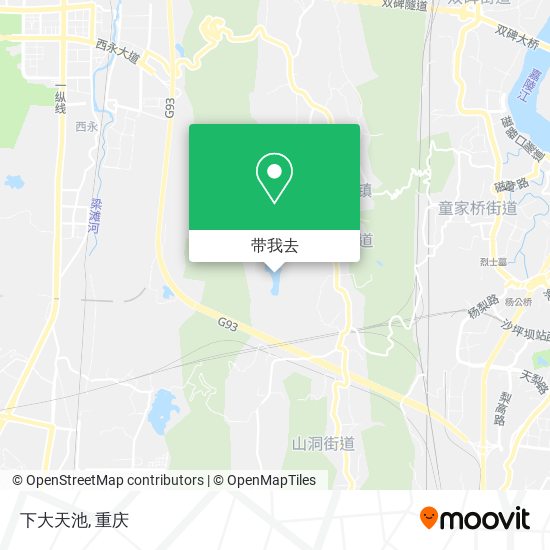 下大天池地图