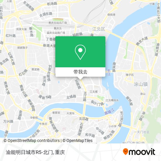 渝能明日城市R5-北门地图