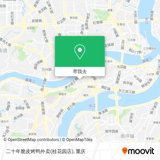 二十年脆皮烤鸭外卖(桂花园店)地图