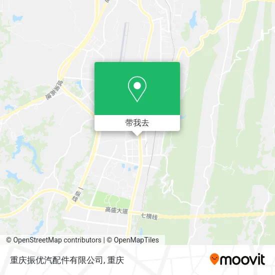 重庆振优汽配件有限公司地图