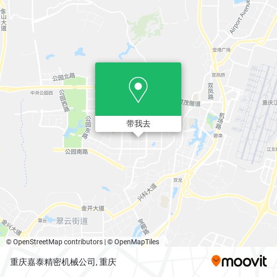 重庆嘉泰精密机械公司地图