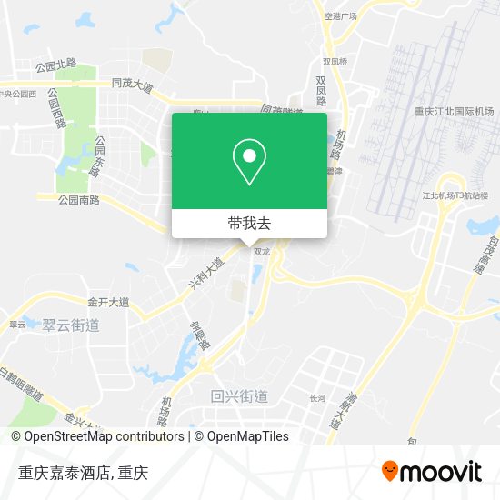 重庆嘉泰酒店地图