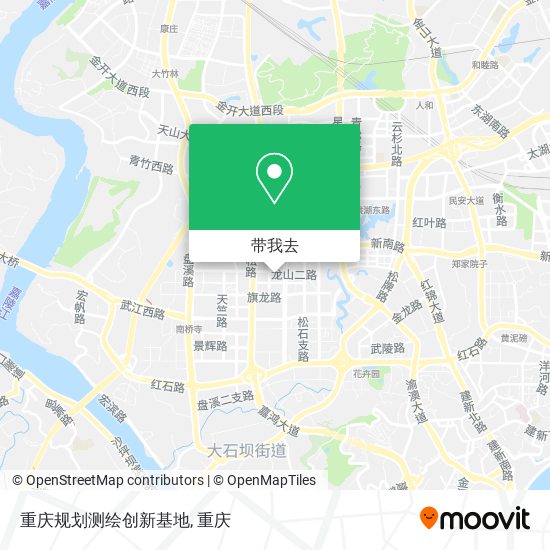 重庆规划测绘创新基地地图