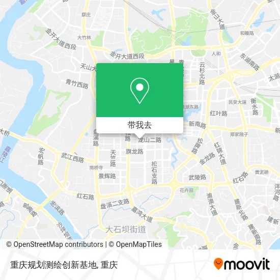 重庆规划测绘创新基地地图