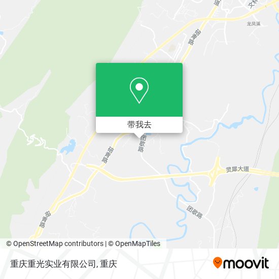 重庆重光实业有限公司地图