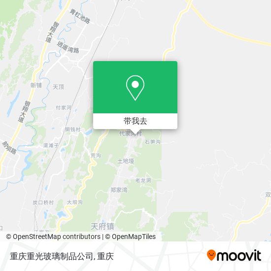 重庆重光玻璃制品公司地图