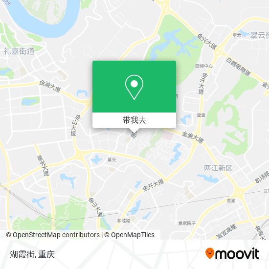 湖霞街地图