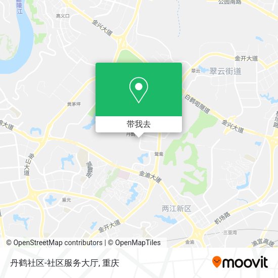 丹鹤社区-社区服务大厅地图