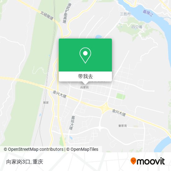 向家岗3口地图