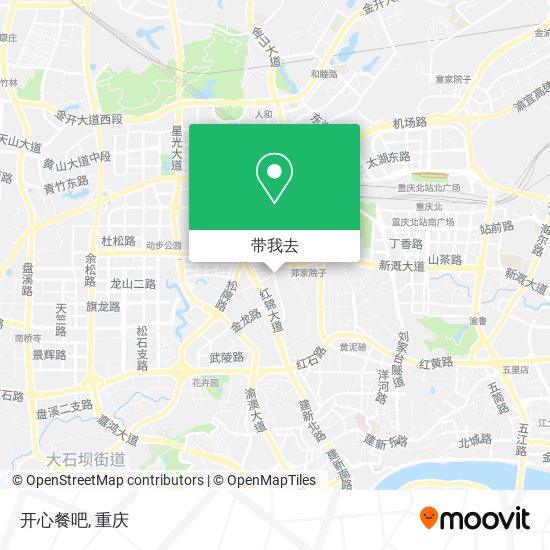 开心餐吧地图