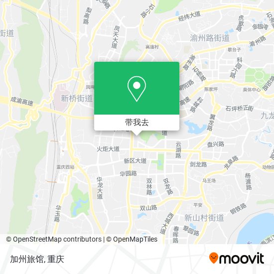 加州旅馆地图