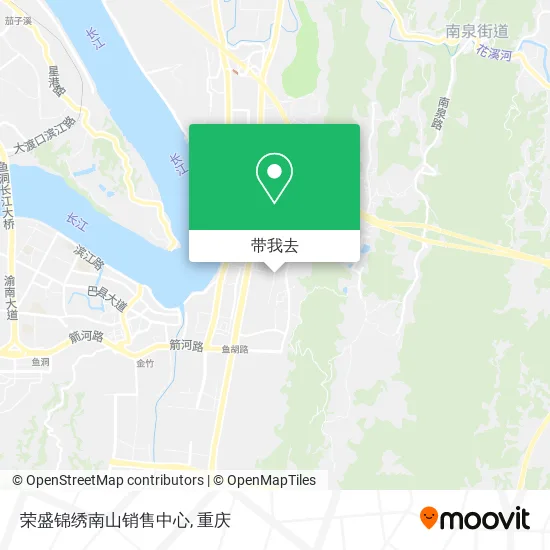 荣盛锦绣南山销售中心地图