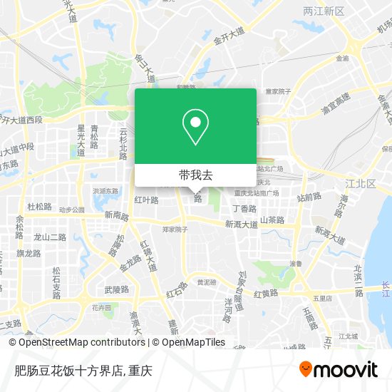 肥肠豆花饭十方界店地图